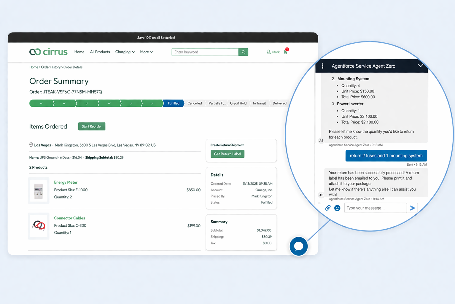 Simplify returns processing
