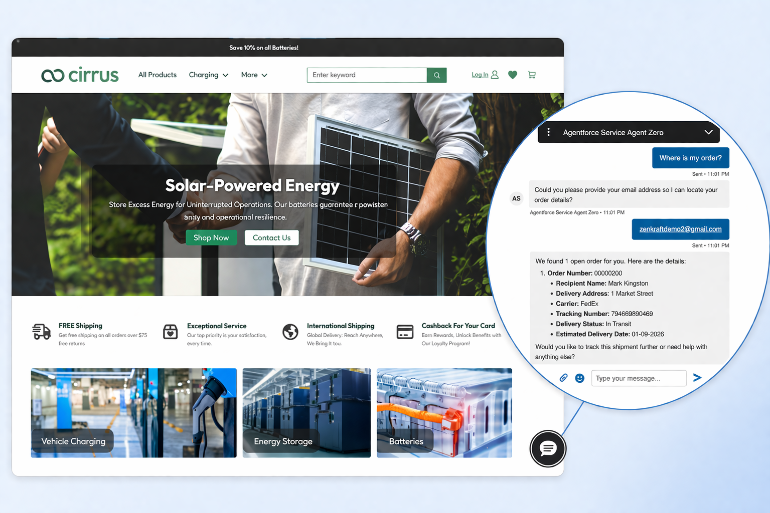 Handle WISMO inquiries