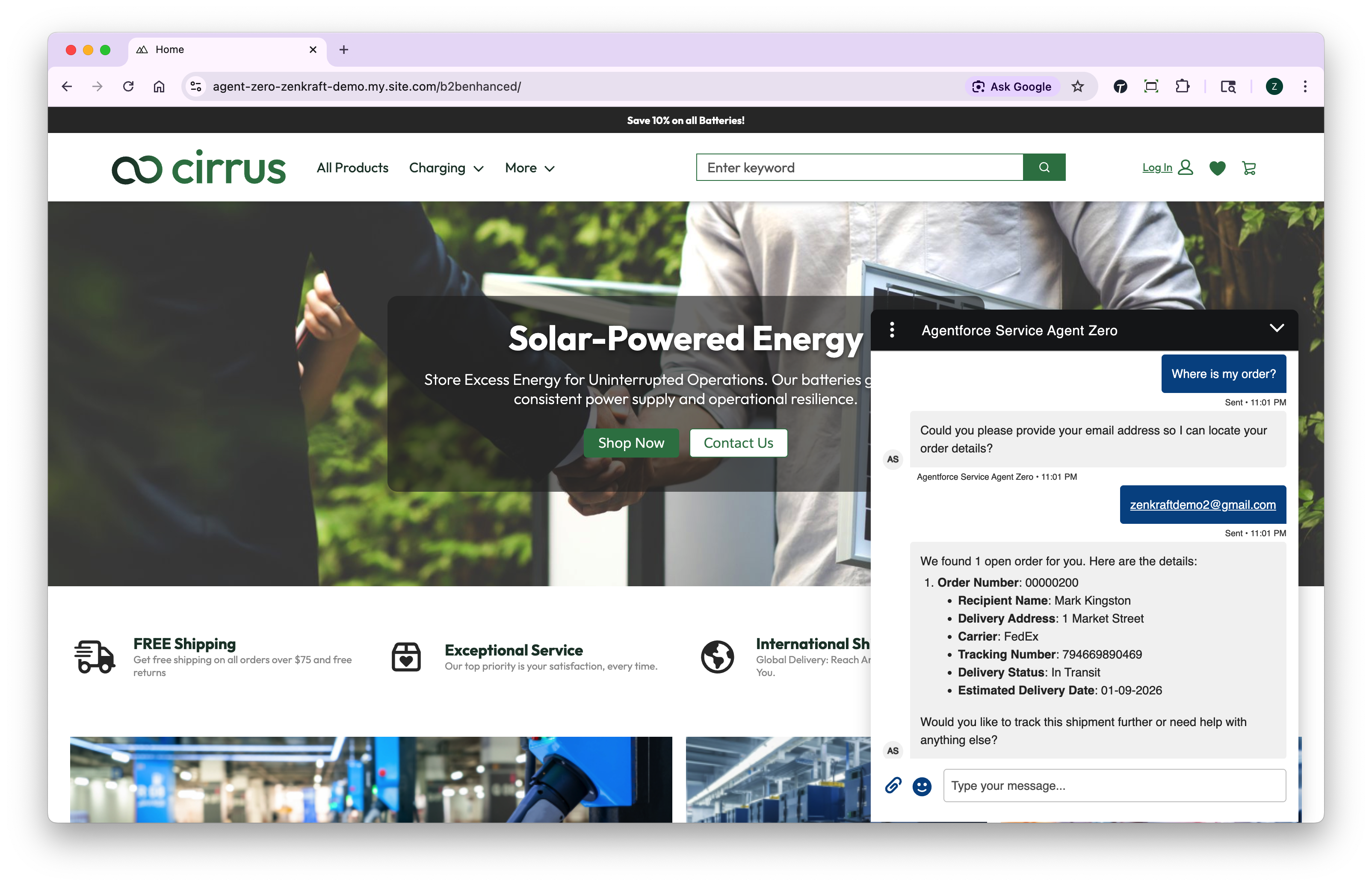 Handle WISMO inquiries