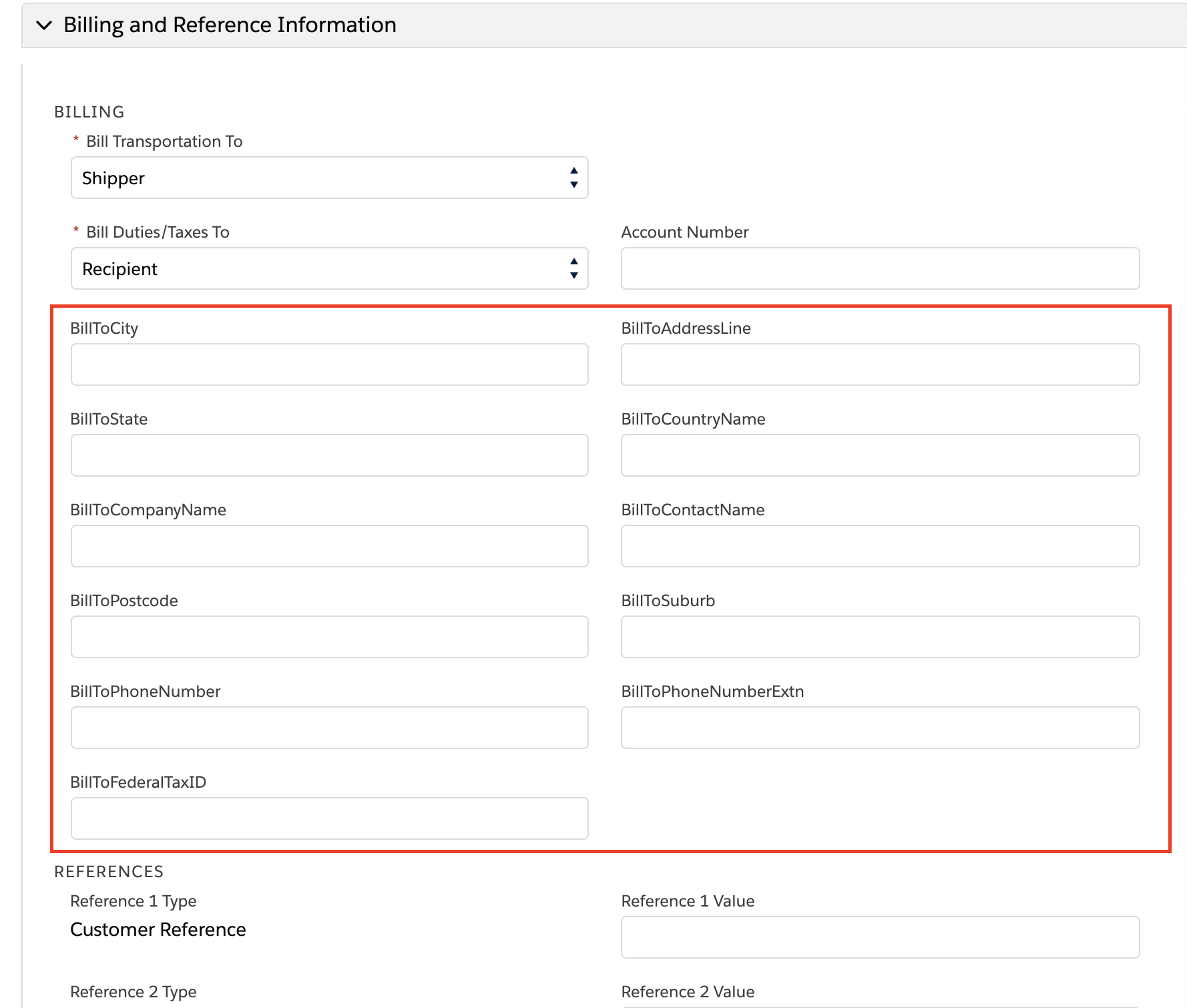 DHL Express Salesforce Multi-Carrier Default Values Docs